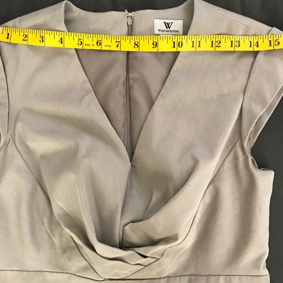 Worthington gray dress size 12 - Picture 4 of 8